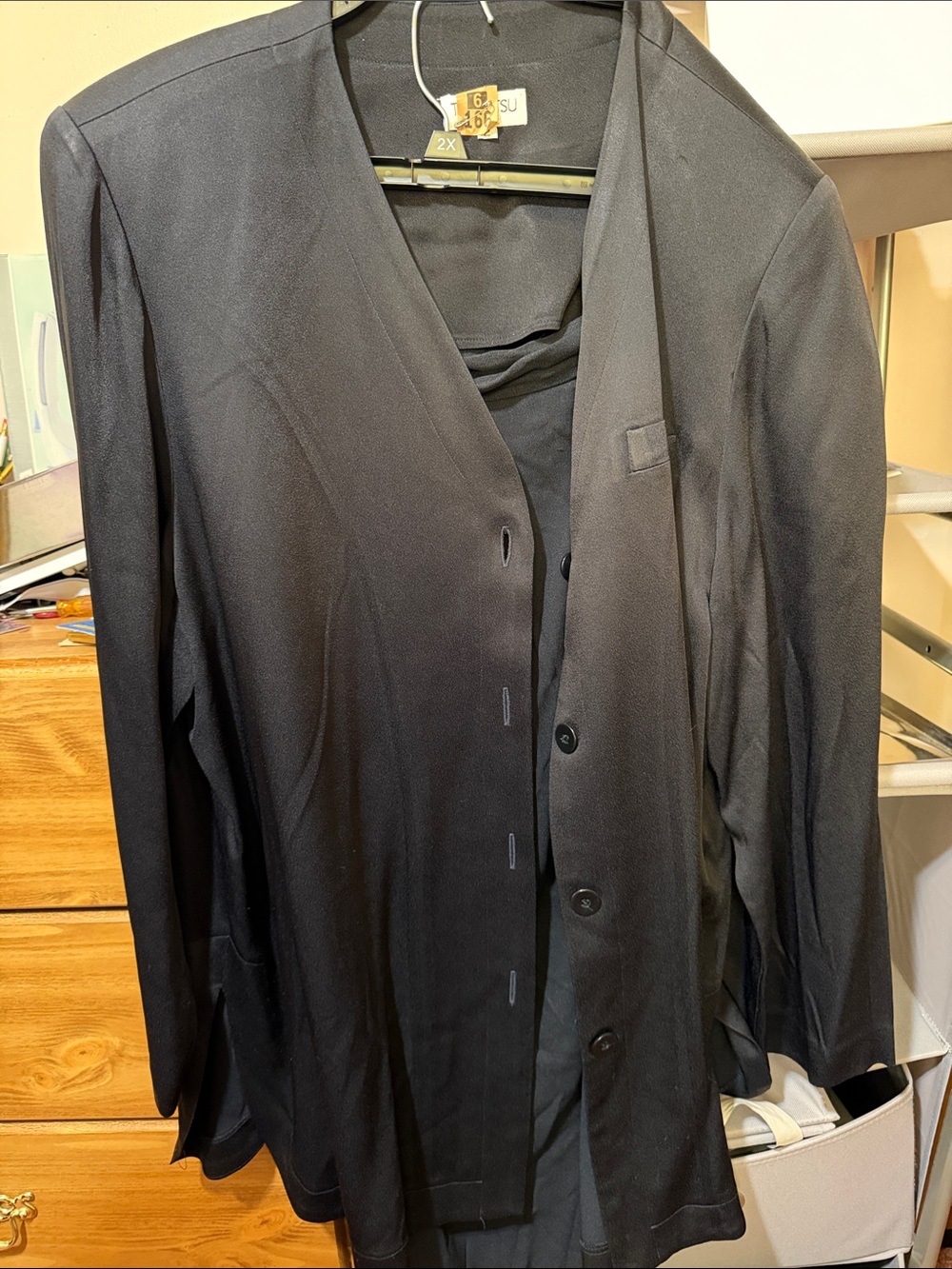 Women's Black Blazer Jacket - Classic Tailored Style